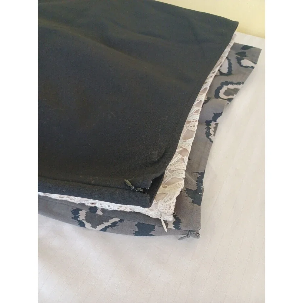 Ann Taylor set/3 straight skirts sz 6 career special occasion neutral classic - Picture 12 of 12